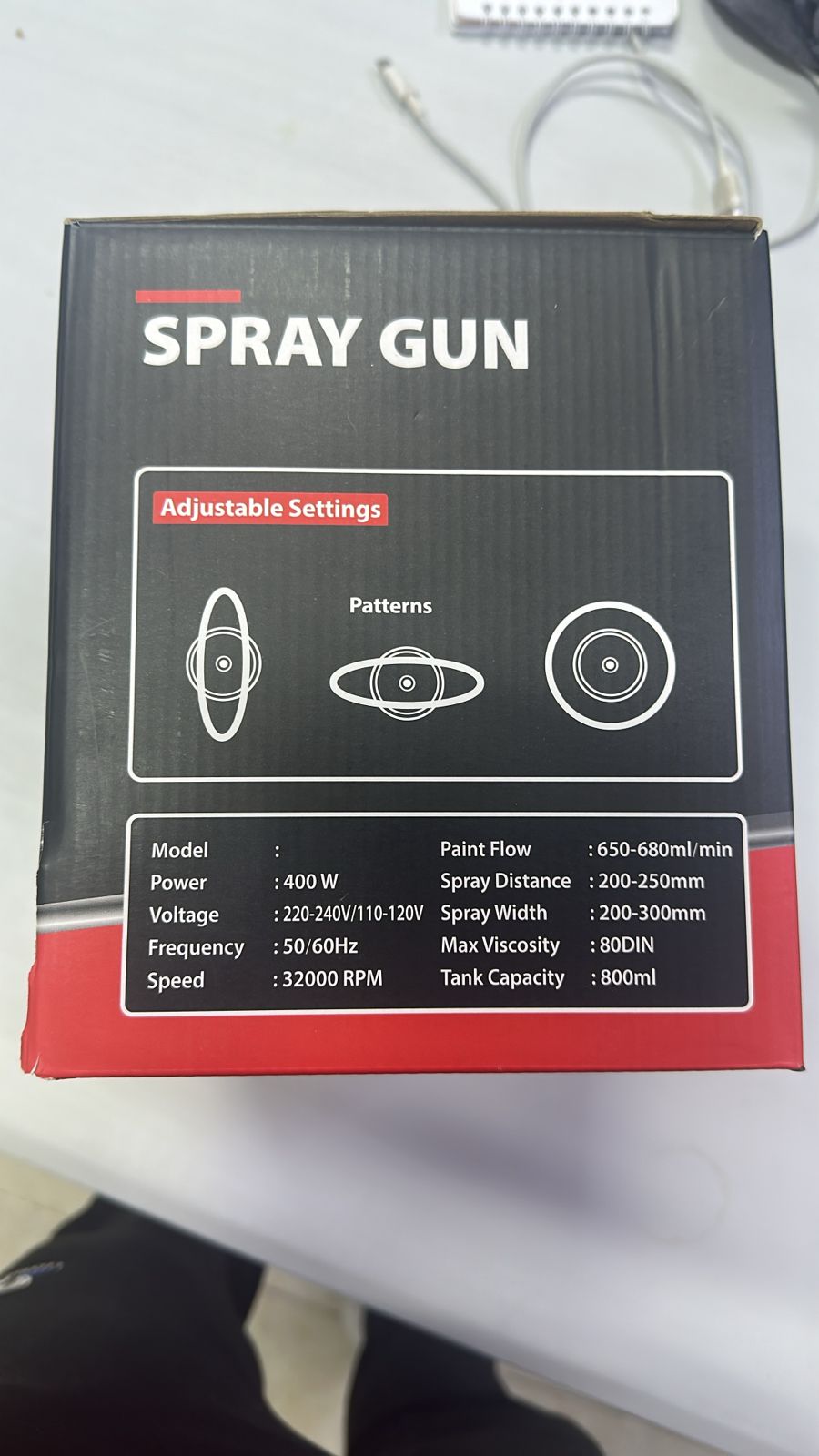 COMPRESOR DE PINTURA ROJA ELECTRICO 2.0